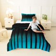 thumbnail image 5 of jejeloiu Blue Geometric Lines Twin Comforter Sets For Boys,Modern Minimalist Aesthetic Bedding Set For Kids,Reversible,2 Pieces, 5 of 8