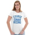 thumbnail image 3 of Mulligan Record Funny Golfer Golfing Womens Slim Fit Graphic Tee Brisco Brands X, 3 of 5
