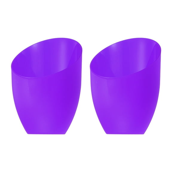 Uxcell 5.3" High 4.3" Dia. 1.7" Fitter Plastic Lampshade 2 Pack Lamp Shade Bulb Light Cover for Floor Lamp Purple