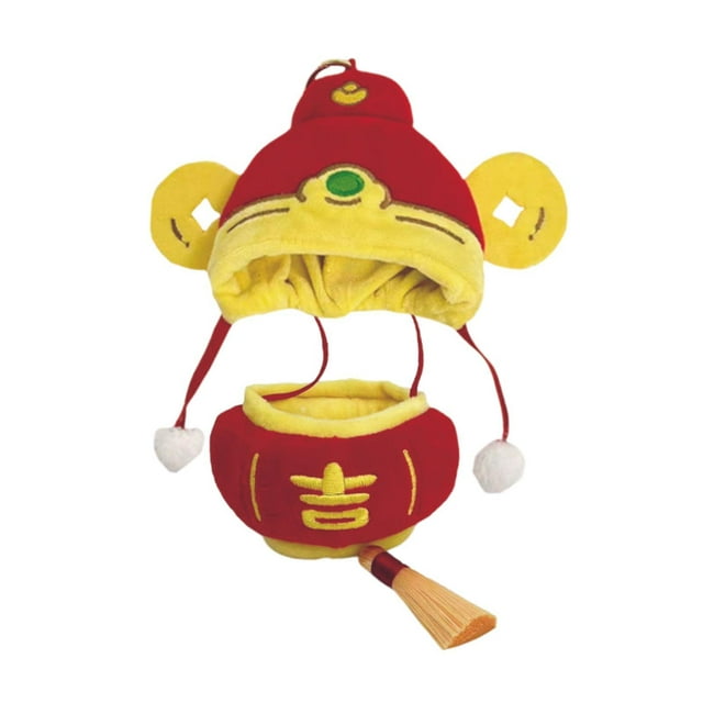 Trajes de Mono y Sombrero de la Riqueza CUTICAT para Muñecas de 10 cm