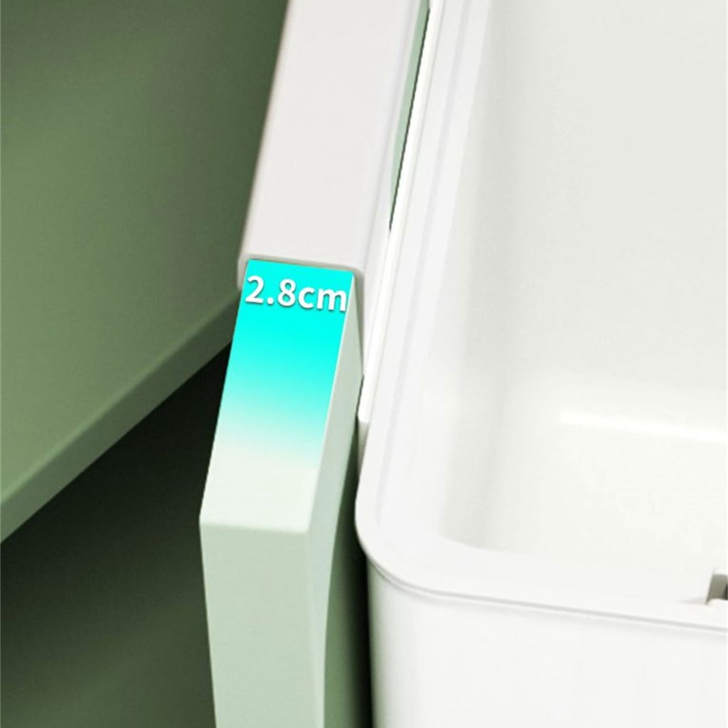lanema Kitchen Trash Can 7/9L Wall Mounted Waste Bin Large Capacity Garbage Cans for Bathroom Dustbin Garbage Bin Trash Bin