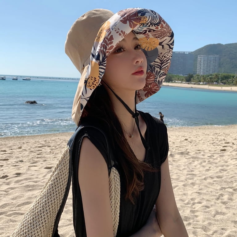 YooGuoGuo Women Wide Brim Summer Sun Hat Wired Edge Beach  display picture 2