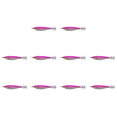 thumbnail image 1 of Señuelo de pesca calamar plantillas luminosas gancho Artificial cebos de Jigging púrpura, 1 of 4