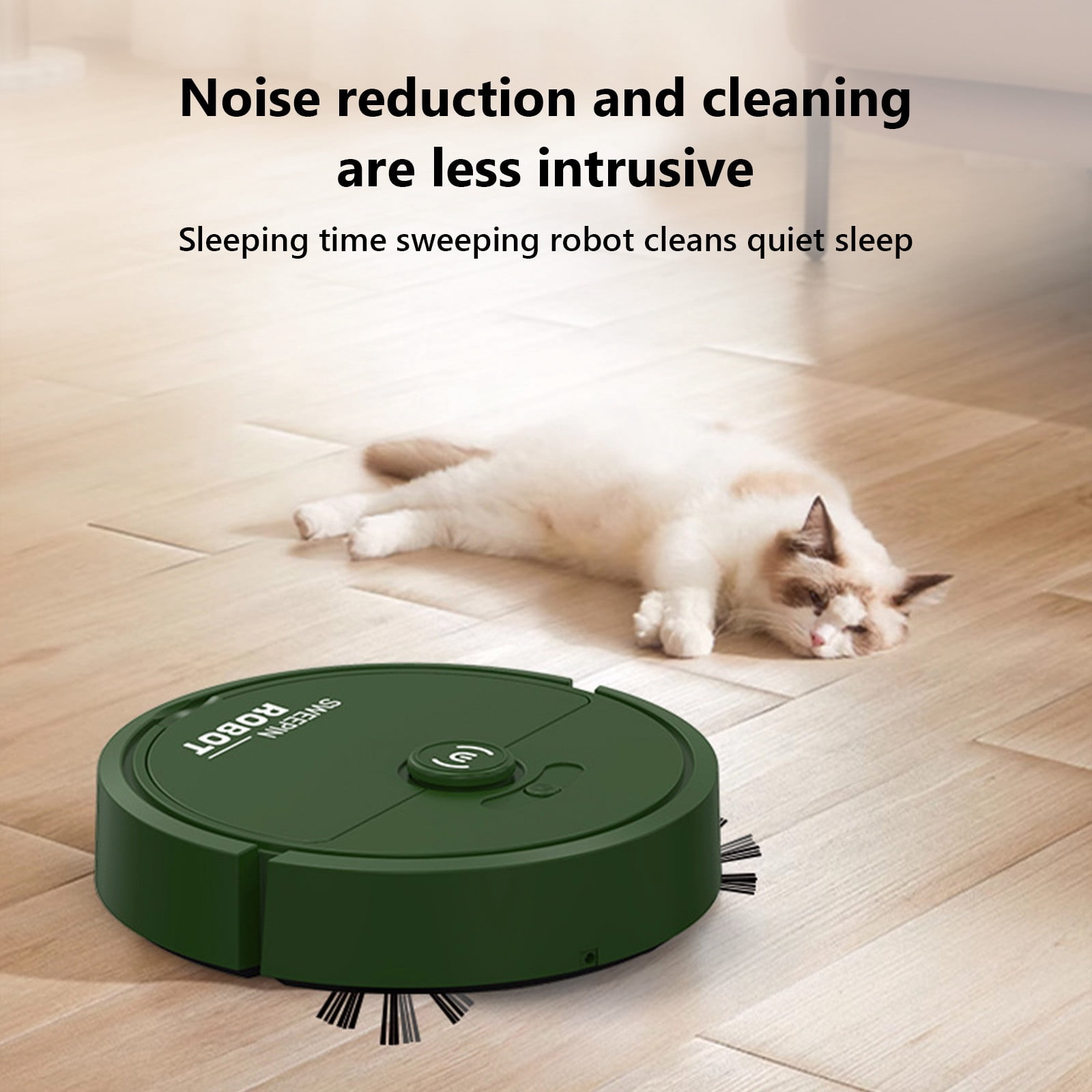 UP TO 55% OFF! YZEGDCH Cordless Robot Vacuum Ultra-Lightweight|Powerful Suction|Bagless|Washable Filter Vacuum Cleaners for Home/Pet Hair/Carpets/Floors