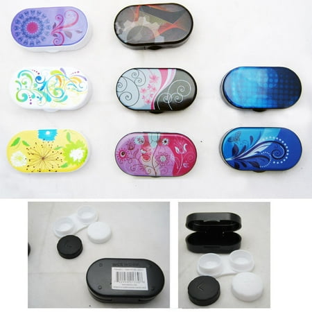 Lentilles de contact Kit de cas Soins Mignon Eye Voyage Mini Set Miroir Voyager Holder !!