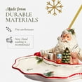 thumbnail image 4 of Spode Christmas Tree Gold Collection Figural Santa Dish, 12.25-Inch Holiday Décor Candy Bowl - Fine Earthenware with 22-Karat Gold Accents, Christmas Mantel Decoration & Holiday Tableware, 4 of 7