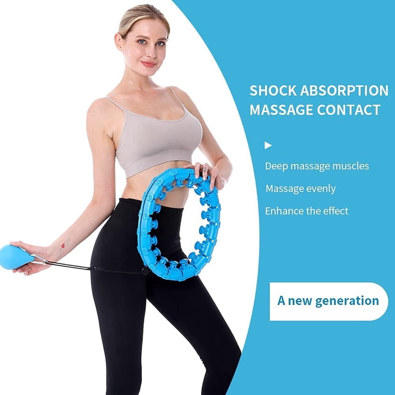 Smart Hula Hoop Ponderato 24 Anelli Staccabili – Cerchio Fitness Viola K-MART - Foto 2