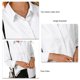 thumbnail image 5 of Mujeres blusa abajo collar bolsillos solo breasted manga larga mujeres abrigo camisa para citas, 5 of 5