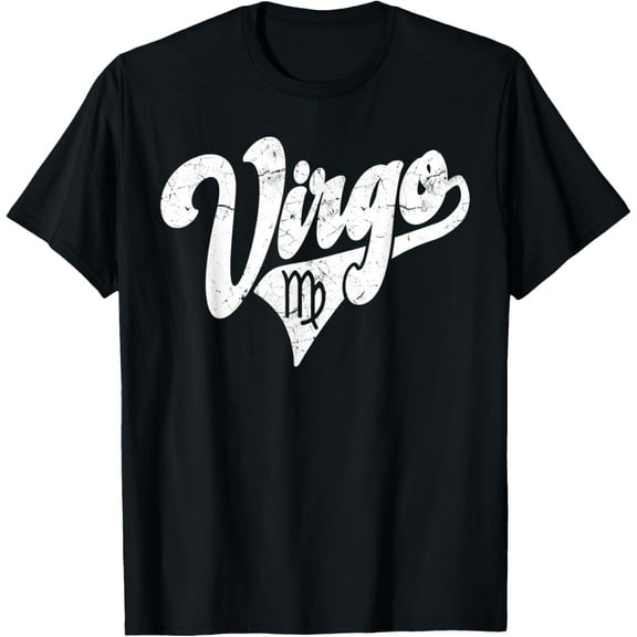 Virgo Retro Zodiac - Astrology - Horoscope, Virgo T-Shirt