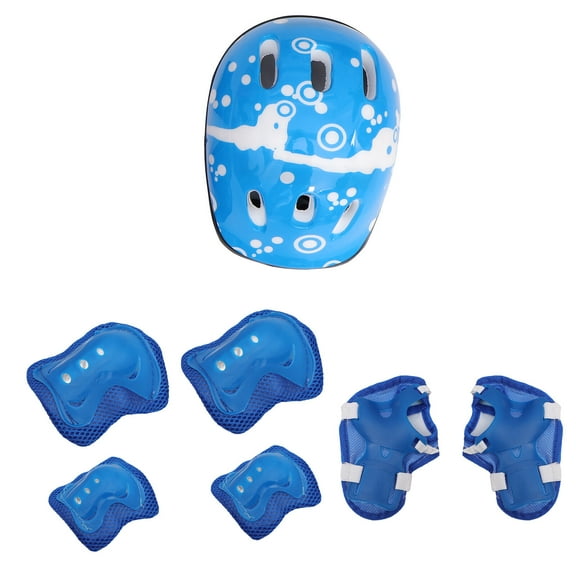Yangbaojing Kids Helmet with Knee Pads Elbow Pads and Wrist Guards, Child Protective Gear for Boys Girls Age 3-8 Years