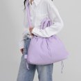 thumbnail image 2 of Bolso Bandolera Puffer Tote Bag para Mujer Correa Ajustable Nylon Sólido Puffy Monedero, 2 of 9