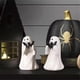 thumbnail image 4 of Halloween Resin Ghost Holding Pumpkin and Bat Garden Statue Ornaments, 4 of 5