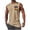 Khaki #04, variant on Mens Summer Beach Tank Top Hawaiian Palm Tree Print Sleeveless Muscle Basic Tee Vacation Tops Cut Off Shirts For Men