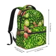 thumbnail image 2 of Pofeuu Cactus And Succulents Print Backpack for Men and Women - Basic Bookbag Casual Daypack Backpacks for College Work Travel-One Size, 2 of 5