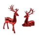 thumbnail image 1 of 2 figuras de reno navideño, esculturas de ciervo, decoración decorativa para el hogar, ciervo navideño rojo, 1 of 9