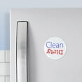thumbnail image 3 of CafePress - Clean Dirty Dishwasher Red Blue Magnets - 2.25" Round Magnet, Refrigerator Magnet, Button Magnet Style, 3 of 3