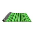 thumbnail image 2 of Ahgly Company Indoor Rectangle Abstract Green Modern Area Rugs, 4' x 6', 2 of 4