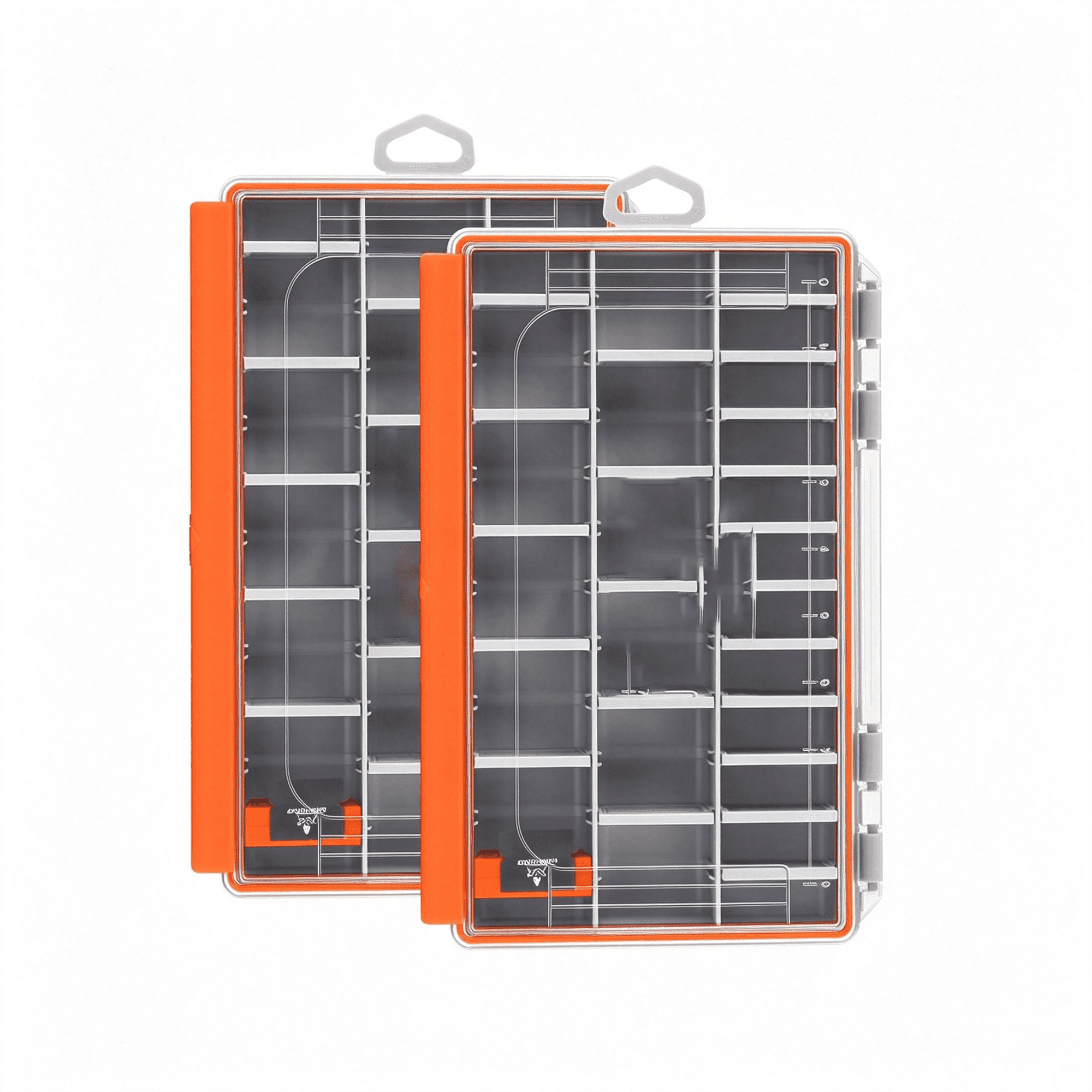 BESTSKY Waterproof Tackle Box 3600 and 3700 Tackle Trays Fishing Tackle Box Organizer with Removable Dividers Lure Box and Terminal Tackle Storage