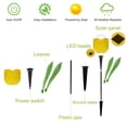 thumbnail image 4 of TeqHome 6 Pcs Solar Garden Tulip Flower Light Outdoor Solar Pathway light IP54 Water-resistant Landscape Lights for Lawn Patio Yard Garden Walkway Decoration, 4 of 10