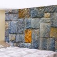 thumbnail image 3 of Tapiz de pared con estampado de ladrillos de piedra 3D vintage, tapiz de pared de gran tamaño, tapices de pared bohemios hippies baratos, tela de mandala, 3 of 5