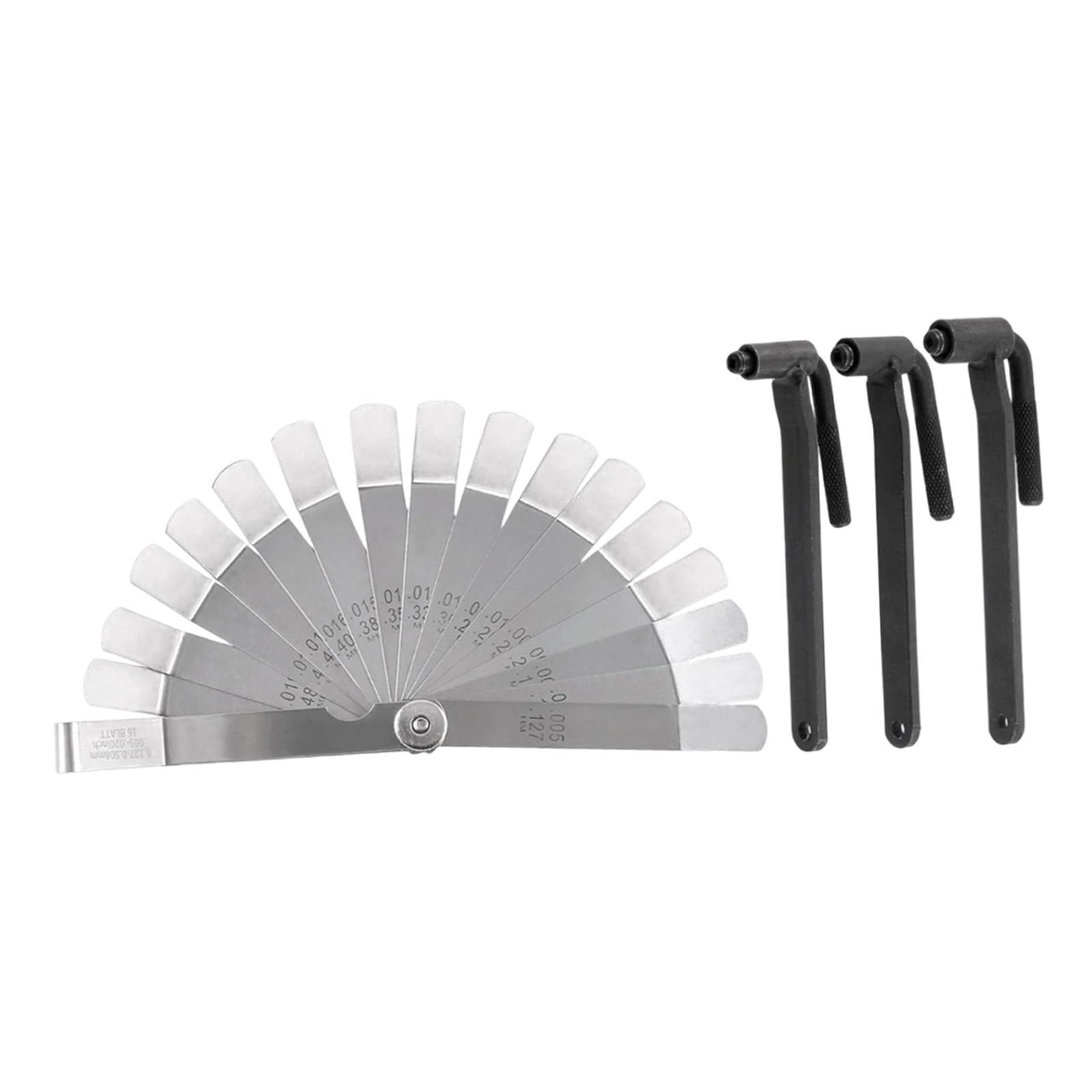 Dickly Feeler Gauge Double Reading Combination Measuring Tool Portable Professional Style B