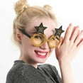 thumbnail image 2 of OULII 4 Pcs Pack de Lunettes Festives du Nouvel An en Forme d'Étoile en PVC pour Réunion à Domicile, 2 of 7