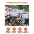 thumbnail image 2 of 5000BTU 3-Speed Portable Air Conditioner with 24H Timer, 2 of 6