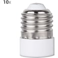 thumbnail image 2 of 10x Convertidores de casquillo - 10x Convertidores de casquillo E27 a E14 - Convertidores de casquillo E14 para bombillas LED halógenas JM, 2 of 5