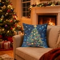 thumbnail image 7 of Boovnll Christmas Pillow Covers 18x18" Soft Printing Christmas Pillows Invisible Zipper Skin Friendly for Winter Holiday Bedroom Living Room Couch Sofa Xmas Decorations Gifts, Pillow Covers, 7 of 7