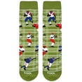 thumbnail image 6 of Cool Socks Football Fun Print Novelty Crew Socks for Men, 6 of 6