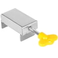 thumbnail image 1 of Miangastore Sliding Door Locks Child Proof Safety Window Lock Silver Stainless Steel 1 Set, 1 of 8