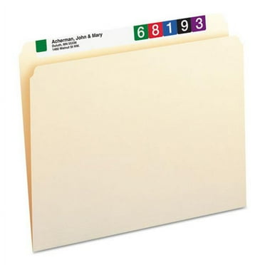 Smead Manufacturing 10300 File Folders One-Ply Top Tab, Manila