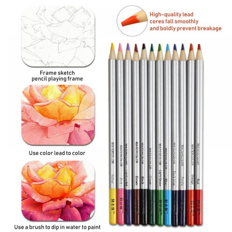 Sketching Drawing Kit Set 72-Piece and 100 Sheet Sketchbook, Art Supplies  for Adults, Teens, Kids, Watercolor & Graphite Drawing Coloring Art Pencils  Set, Artist Supplies Drawing Stuff 