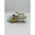 thumbnail image 5 of Jewel Badgley Mischka Women's Orsen Embellished Slide Sandals- Silver, US 7M, 5 of 11