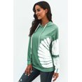 thumbnail image 3 of ABPHQTO Sudadera con capucha de mujer verde con bolsillo extragrande en la parte delantera, 3 of 5