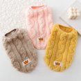 thumbnail image 1 of 3 piezas de ropa nueva para mascotas de otoño e invierno, chaleco cálido de algodón para perros, chaleco de doble cara, ropa de panda Teddy Berbi 2-3 gatos, 1 of 5