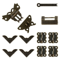 Niceauty Decorative Lock Small Decorative Hinges Zinc Alloy 1 Set