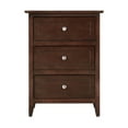 thumbnail image 3 of Glory Furniture Daniel 3 Drawer Nightstand in Cappuccino, 3 of 7