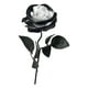 thumbnail image 2 of Flores artificiales góticas CLLC de 20 pulgadas, rosas de seda rojas y negras de tallo largo, ramo de rosas artificiales de Halloween para centro de mesa de boda gótica, decoración floral para fiesta, 2 of 8