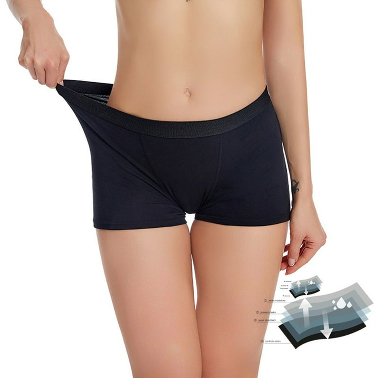 Rovga Underpants Absorbent Boxer Period Underwear For All Day And