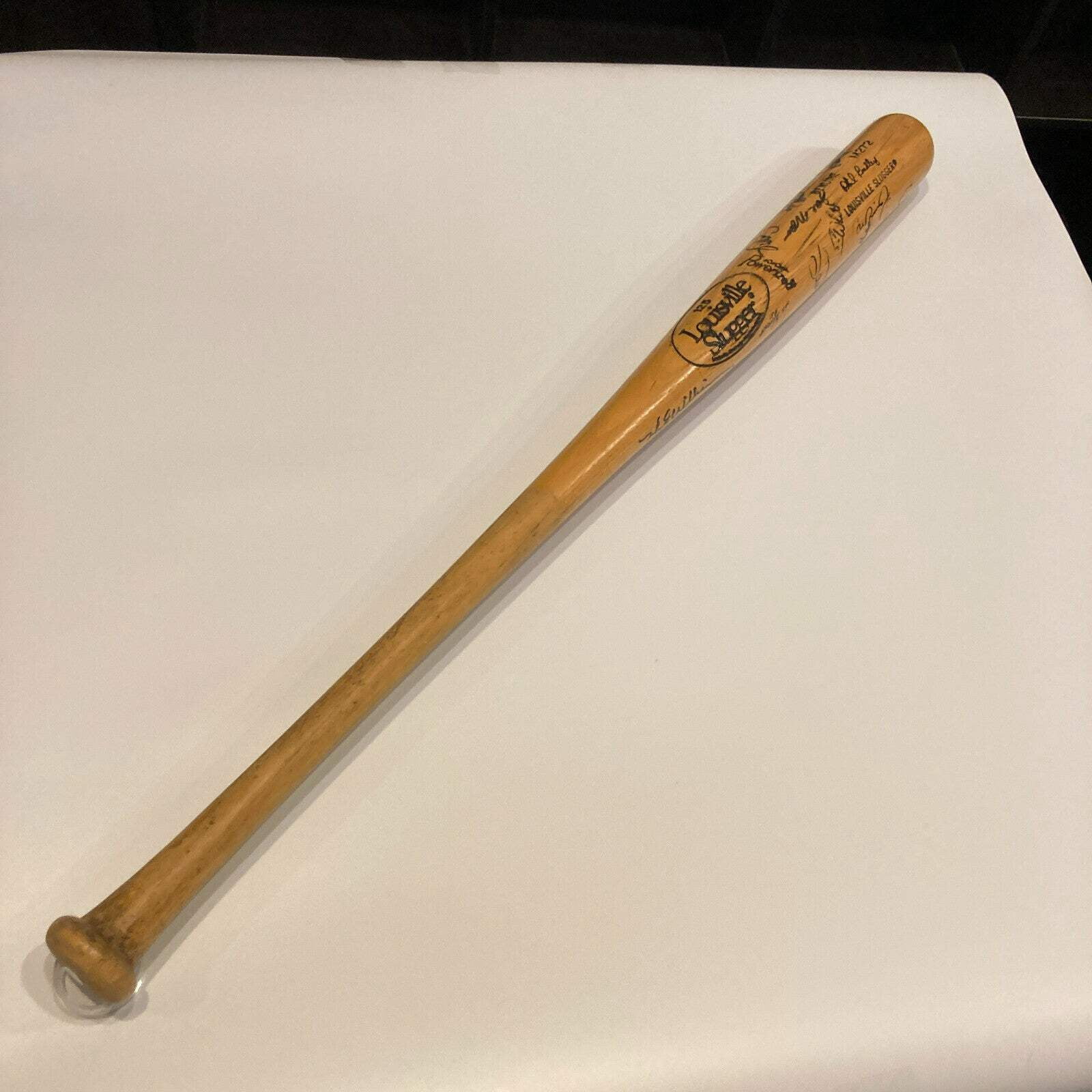 Cal Ripken Sr. Cal Ripken Jr.  Billy 1991 Baltimore Orioles Signed Bat JSA COA