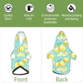 thumbnail image 4 of Yiaed Yellow Lemon Print Dog Hoodie Security Pet Dog Costume Pets Dog Hoodie Sweatshirt with Pocket for Small Dogs-Medium, 4 of 5