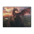 thumbnail image 2 of BZSMCE Vintage Area Rugs Dragon Pattern Creative Area For Home, 2 of 7