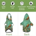 thumbnail image 6 of Gaeub Retro Birds Dog Hoodie Sweatshirts Warm Dog Clothes for Small Dogs,Puppy and Cat Costume-Medium, 6 of 7