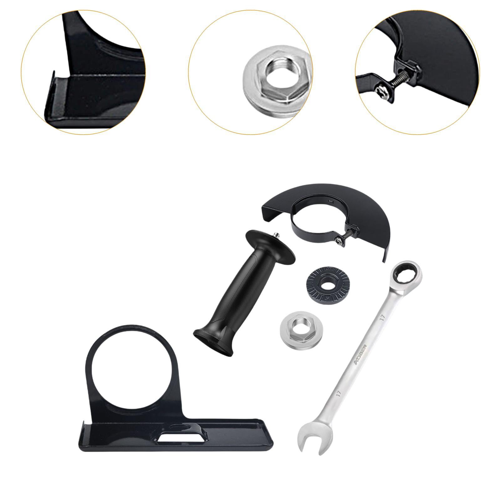 Fzaqwen Angle Grinder Cutting Base 45mm Mount Angle Grinder Protection Cover Upgrade Set
