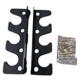 thumbnail image 3 of guohui 1 Pair Wall Mounted Barbell Rack Sturdy for Home Gym Easy Installation Practical Black, 3 of 8