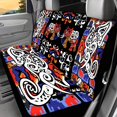 thumbnail image 2 of Uourmeti Elephant Folk Pattern Full Wrap Car Seat Cover for Car Interior Automotive, Comfortable Rear Bench Seat Covers Stretch Car Back Seat Cover Protectors, 2 of 4