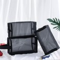 thumbnail image 3 of Camping Makeup Pouch Zipper Travel Organizer Cosmetic Bag Women Toiletry Bagset Of 3black, 3 of 4