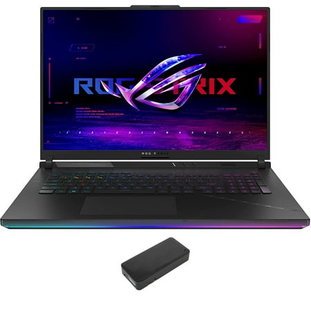 ASUS ROG Strix SCAR 18 G834 Gaming/Entertainment Laptop (Intel i9-13980HX 24-Core, 18.4in 240Hz Wide QXGA (2560x1600), GeForce RTX 4090, 32GB DDR5 4800MHz RAM, Win 11 Pro) with DV4K Dock