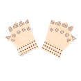 thumbnail image 3 of 1 par de guantes para el cuidado de la artritis, guantes con dedos semicubiertos, guantes de terapia magnética, guantes de presión antideslizantes, color beige., 3 of 7
